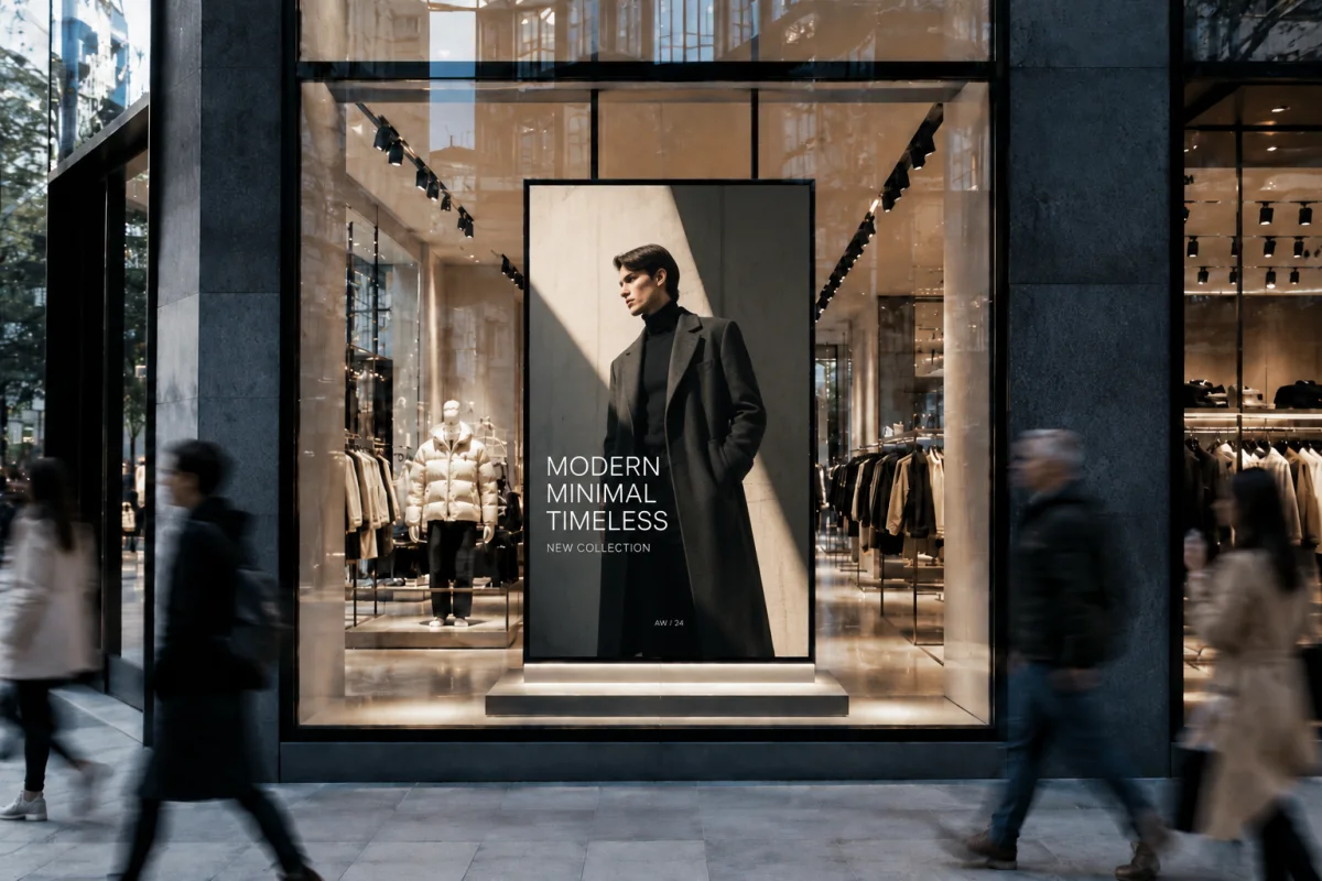 Standard Commercial Display Screens