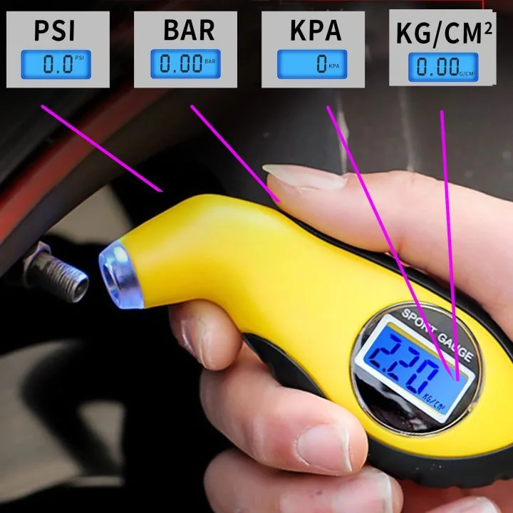 Customizable Digital Tire Pressure Gauge