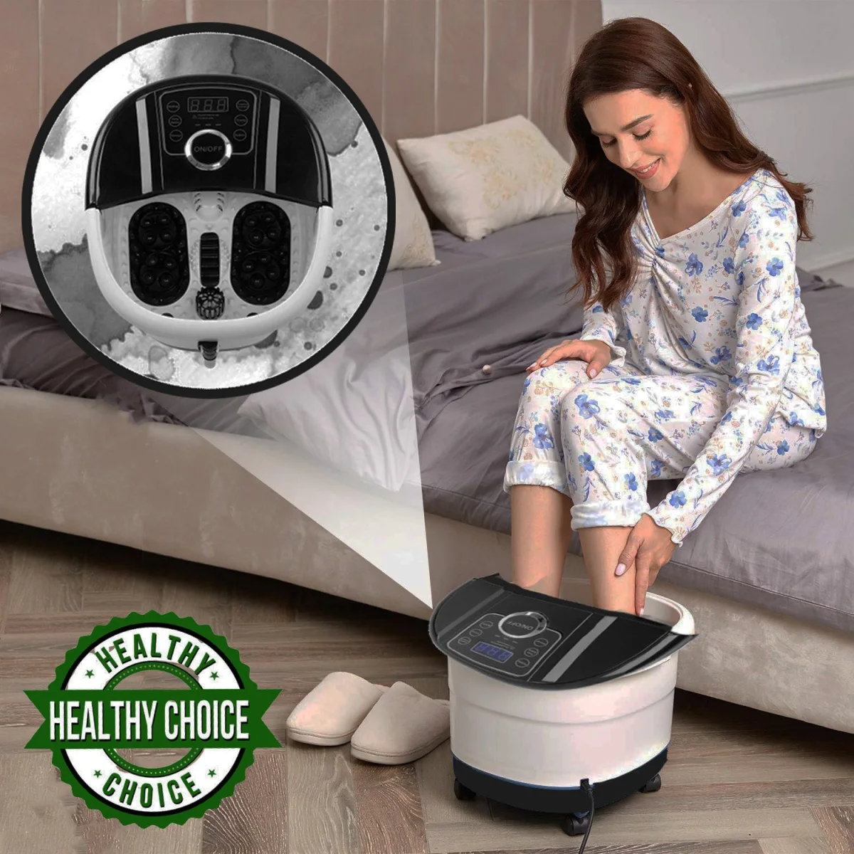 Private Label Heated Foot Spa Massager