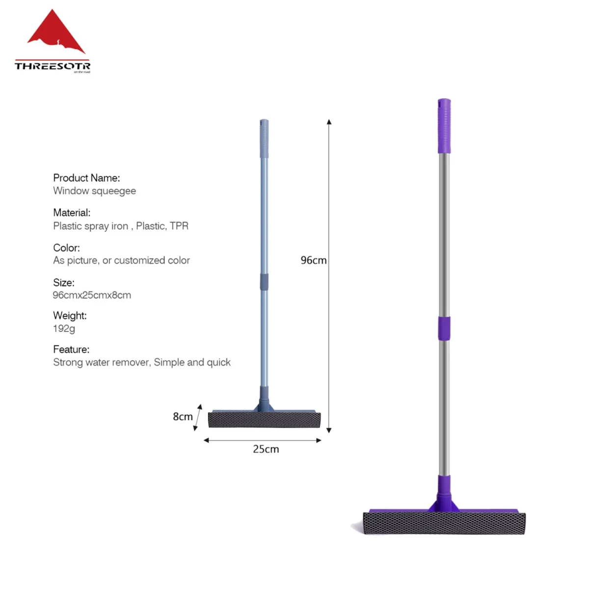 Customizable Window Cleaning Squeegee