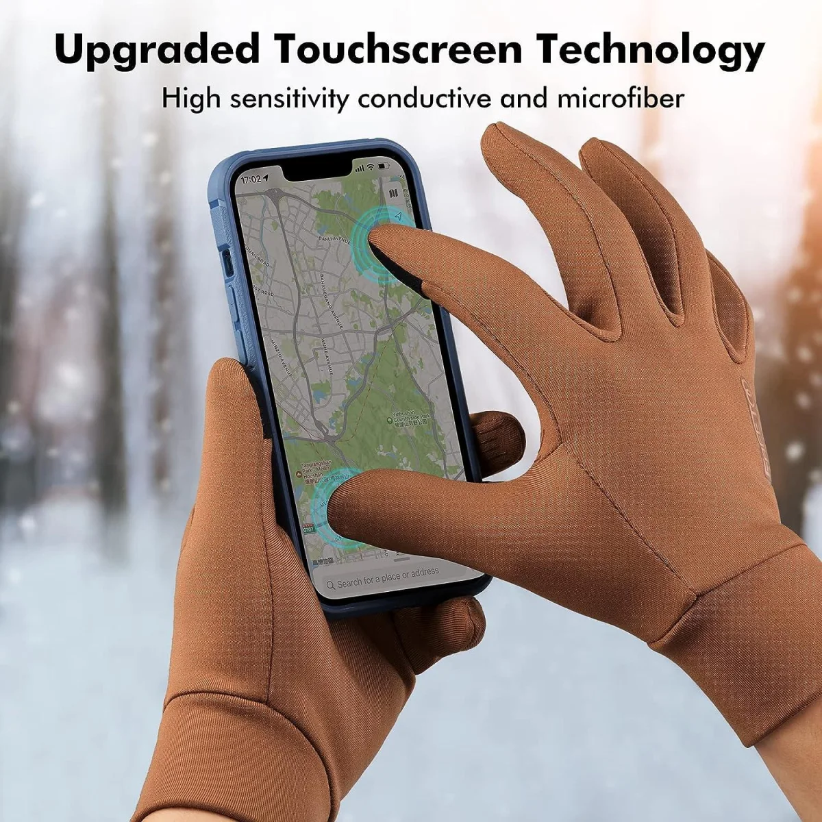 Customizable Touchscreen Winter Gloves