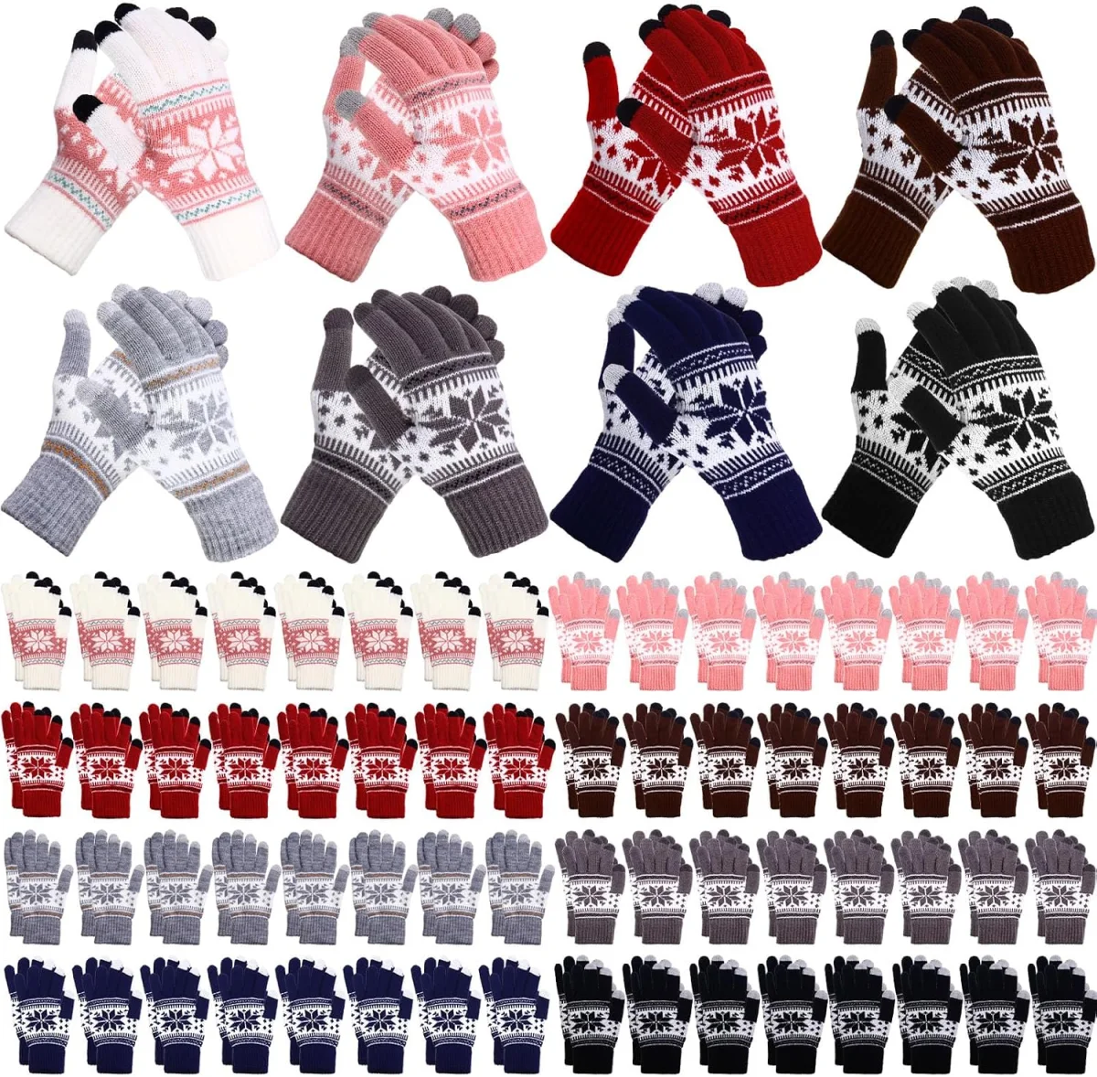 Bulk Supply Touchscreen Winter Gloves