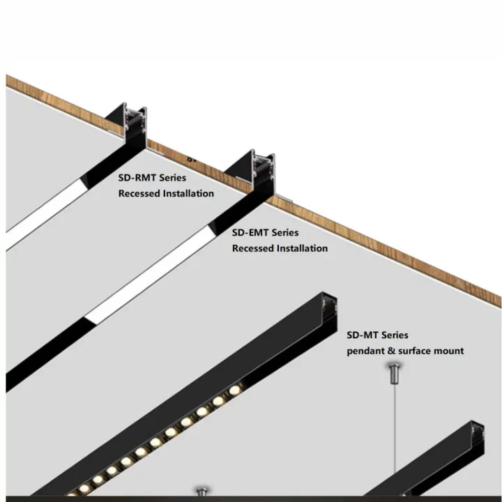 Bulk Supply Magnetic Track Linear Light