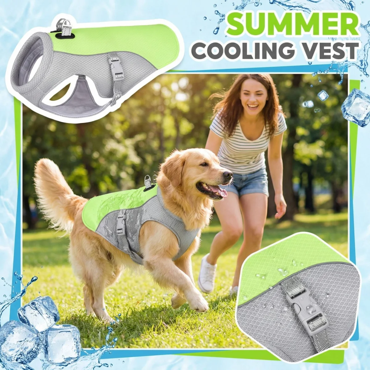 Customizable Pet Cooling Vest