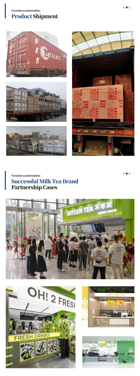 Custom Bubble Tea Equipment