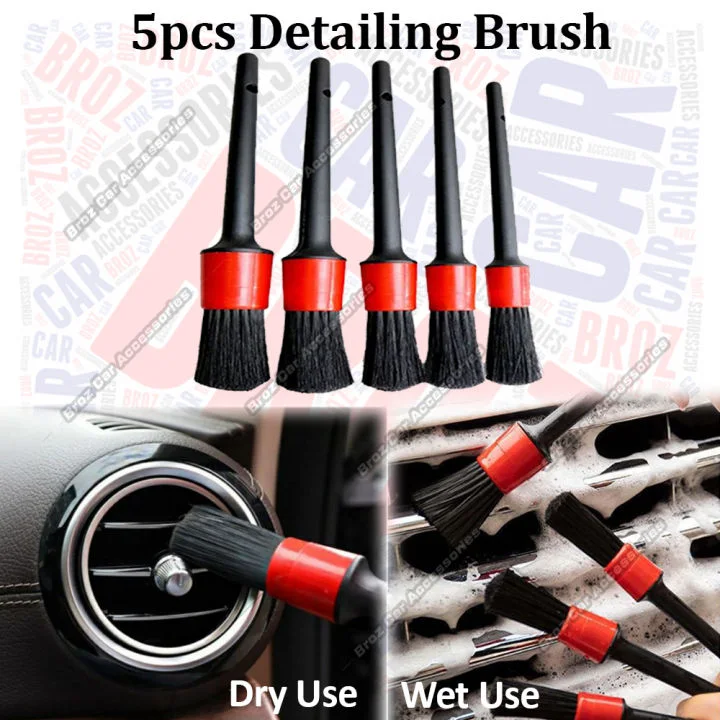 Premium Detailing Brush & Towel Sets