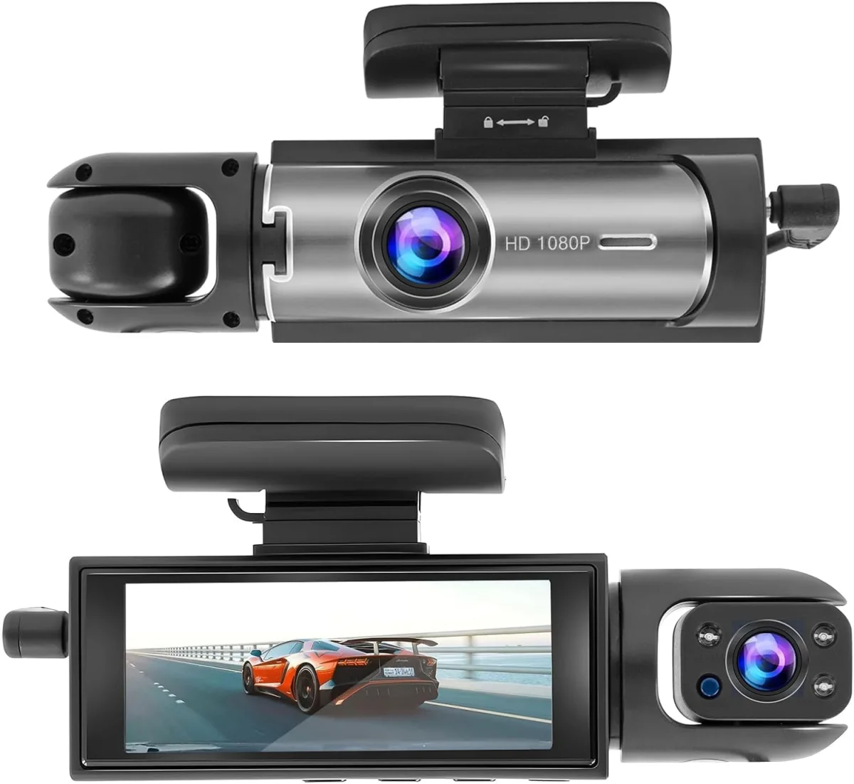 Portable Dual Channel Dash Cams