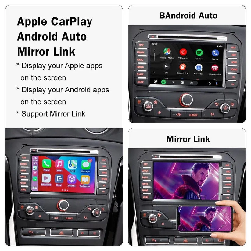 CarPlay, Android Auto & Vehicle Displays