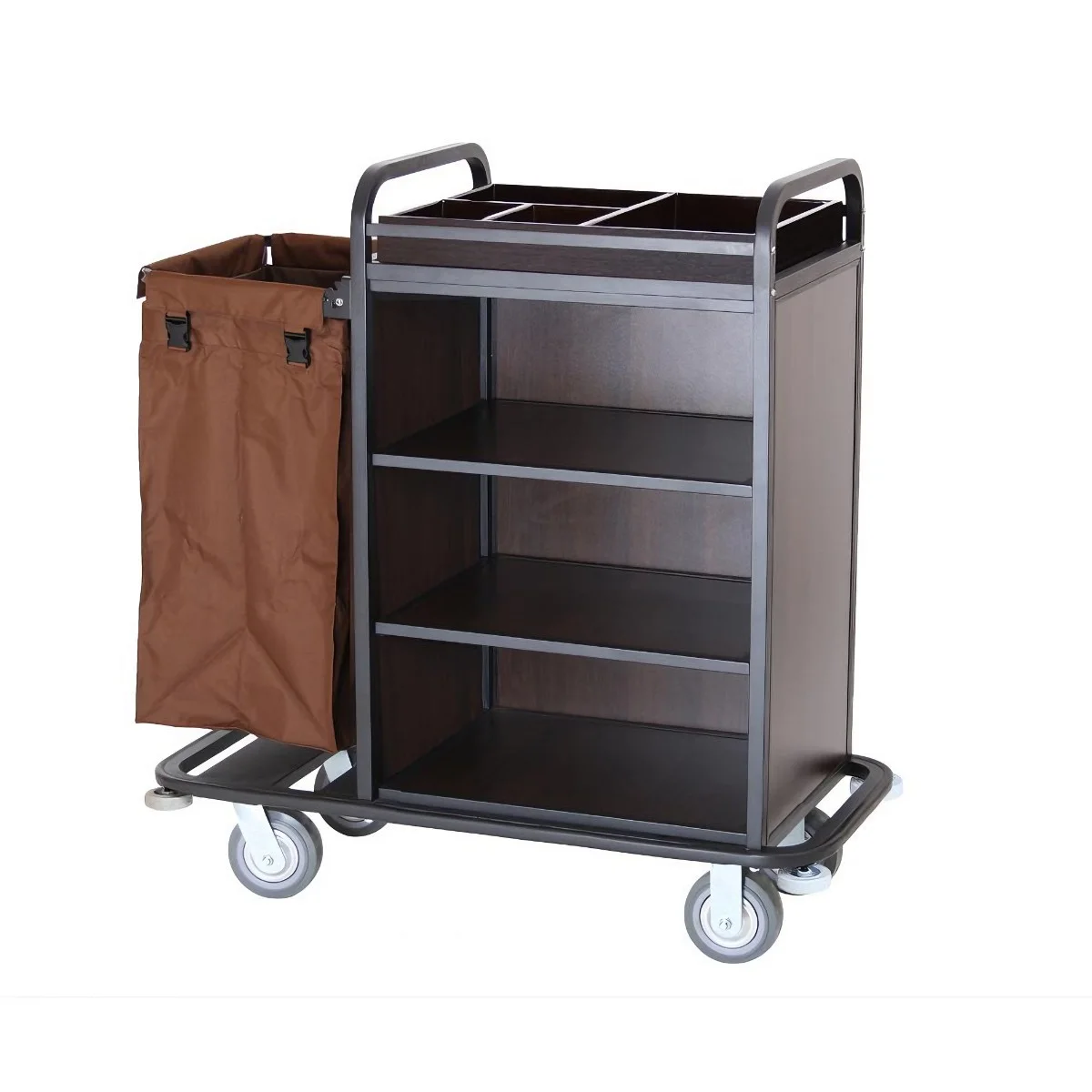 Space-Saving Housekeeping Carts