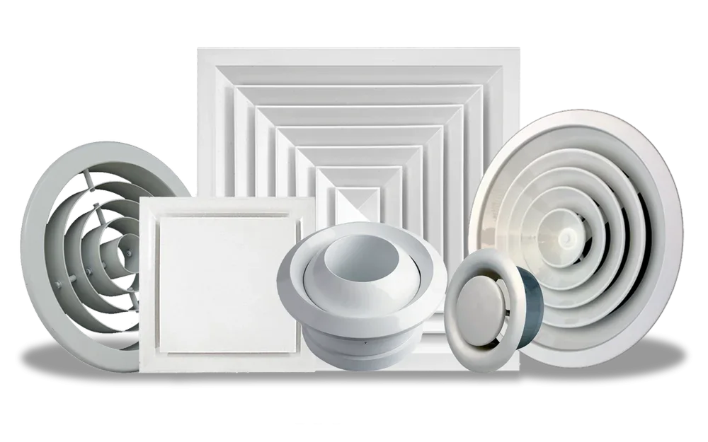Export Grade HVAC Grilles & Diffusers