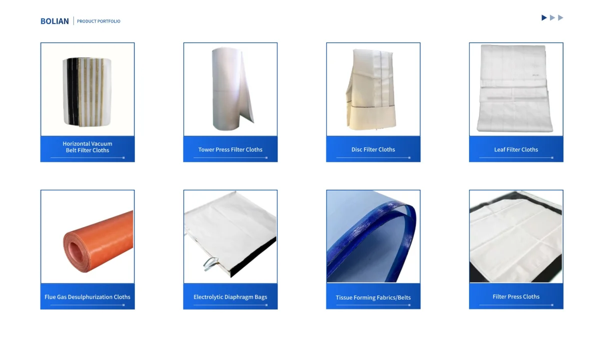 Commercial Industrial Filter Cloth