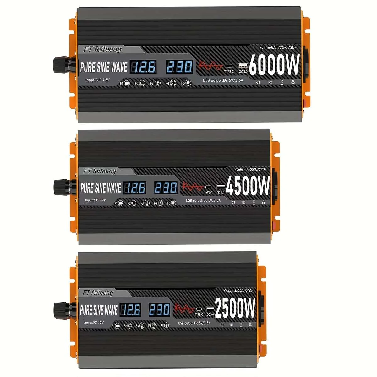 Heavy-Duty Pure Sine Wave Inverters