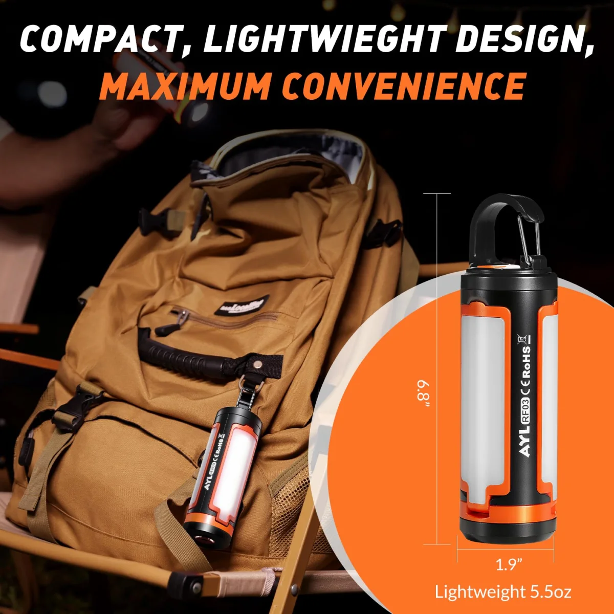 Lightweight Rechargeable Lantern Systems