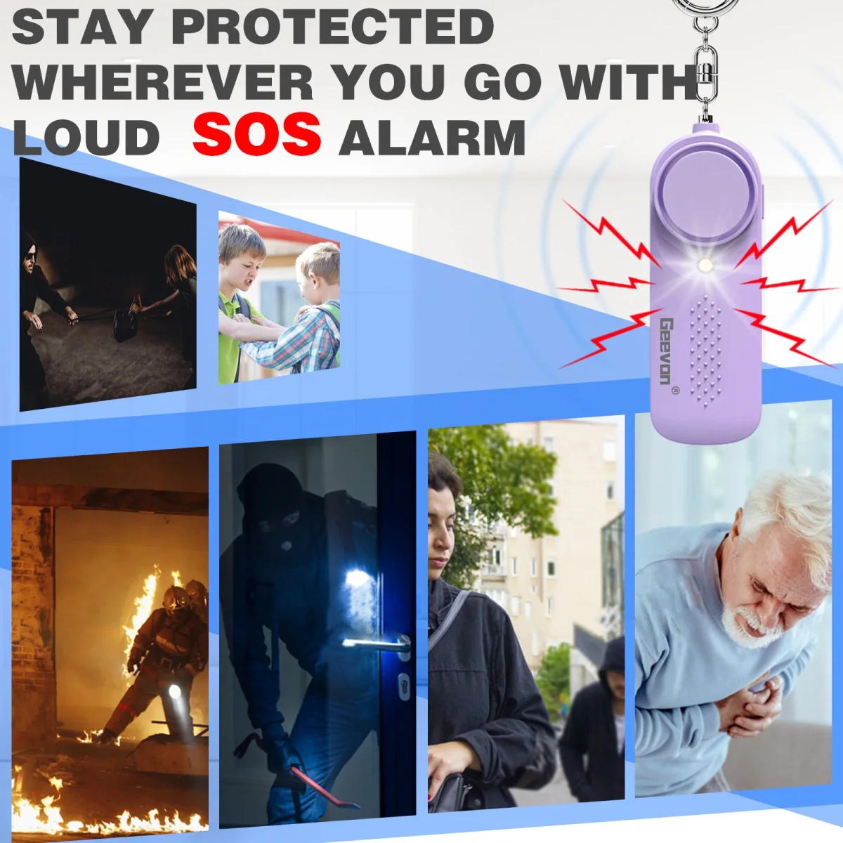Multi-Function Personal Safety Alarms