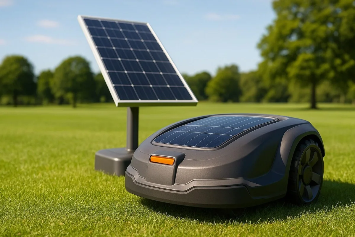 Solar-Powered Robotic Lawn Mowers