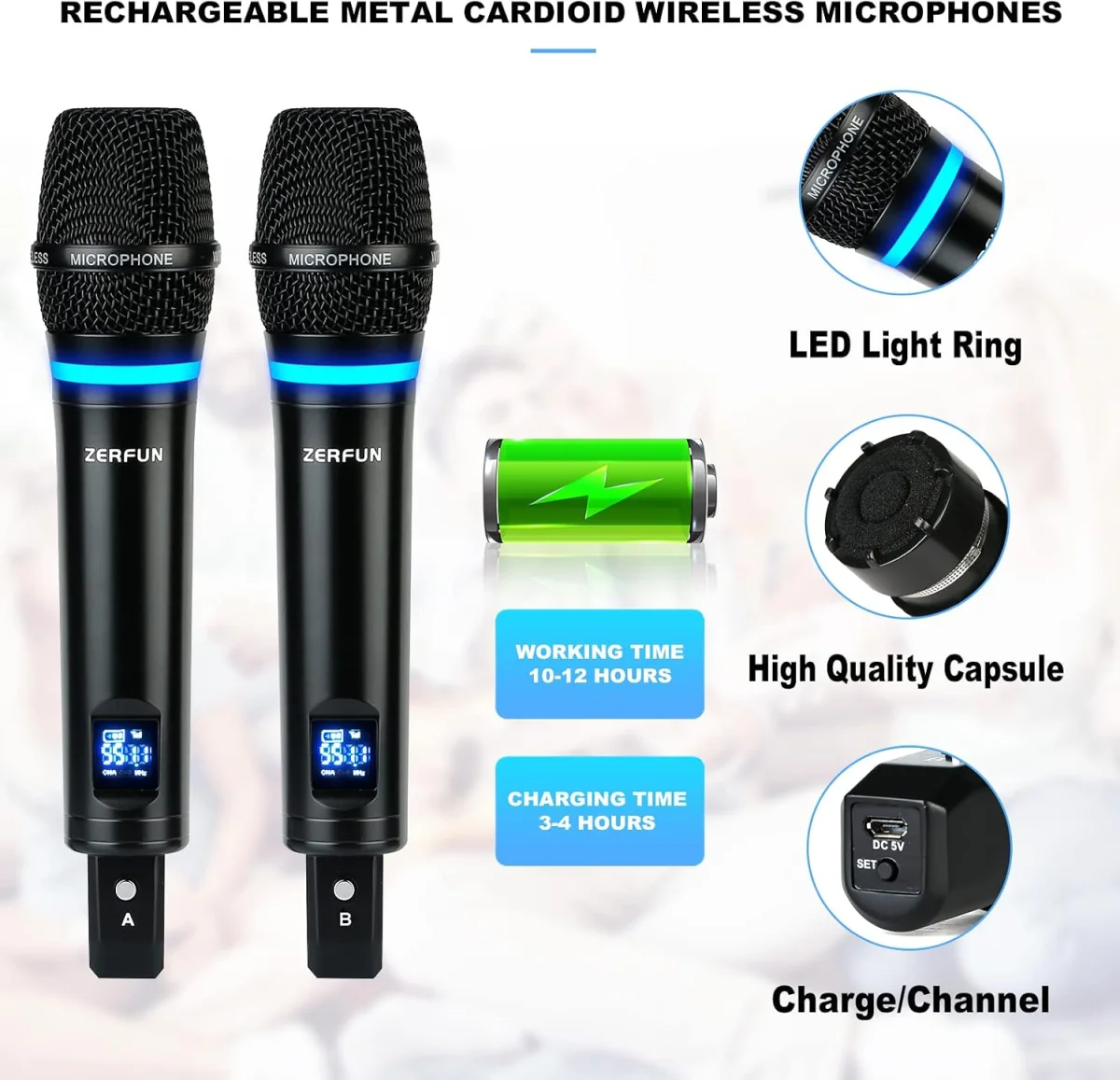 Custom Handheld Wireless Microphones