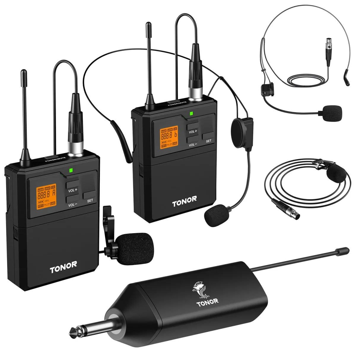 Integrated Wireless Lavalier Microphones